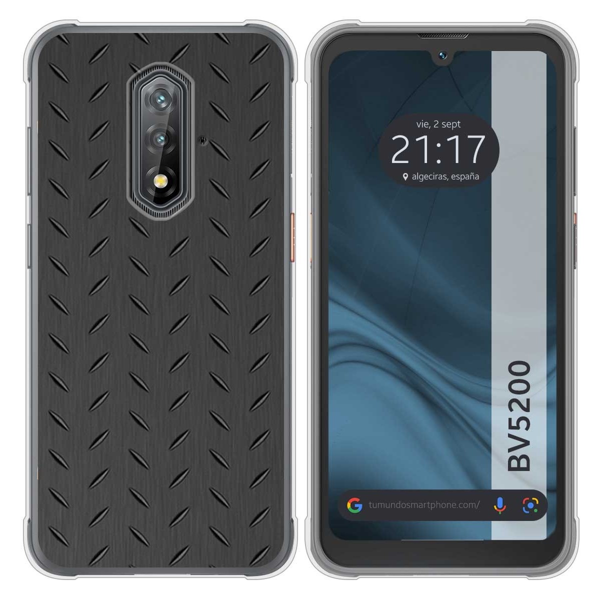 Funda Silicona para Blackview BV5200 / BV5200 Pro diseño Metal Dibujos