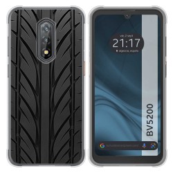 Funda Silicona para Blackview BV5200 / BV5200 Pro diseño Neumatico Dibujos