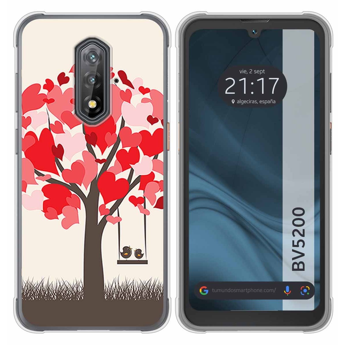 Funda Silicona para Blackview BV5200 / BV5200 Pro diseño Pajaritos Dibujos