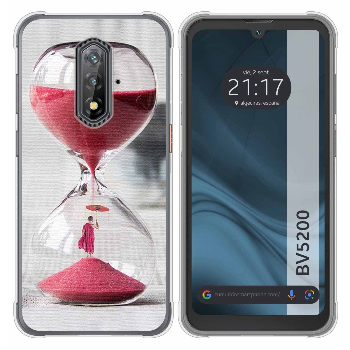 Funda Silicona para Blackview BV5200 / BV5200 Pro diseño Reloj Dibujos