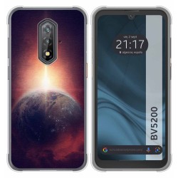 Funda Silicona para Blackview BV5200 / BV5200 Pro diseño Tierra Dibujos