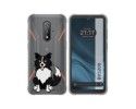Funda Silicona Transparente para Blackview BV5200 / BV5200 Pro diseño Perros 01 Dibujos