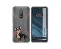 Funda Silicona Transparente para Blackview BV5200 / BV5200 Pro diseño Perros 05 Dibujos