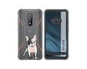 Funda Silicona Transparente para Blackview BV5200 / BV5200 Pro diseño Perros 06 Dibujos