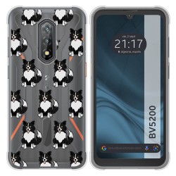 Funda Silicona Transparente para Blackview BV5200 / BV5200 Pro diseño Perros 07 Dibujos