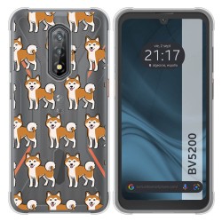 Funda Silicona Transparente para Blackview BV5200 / BV5200 Pro diseño Perros 08 Dibujos