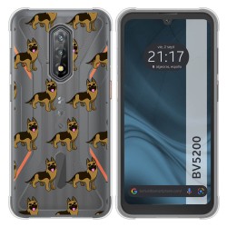 Funda Silicona Transparente para Blackview BV5200 / BV5200 Pro diseño Perros 09 Dibujos