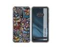 Funda Silicona Transparente para Blackview BV5200 / BV5200 Pro diseño Flores 04 Dibujos