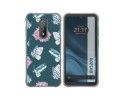 Funda Silicona Transparente para Blackview BV5200 / BV5200 Pro diseño Flores 10 Dibujos