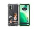 Funda Silicona Transparente para Blackview BV7100 diseño Avestruz Dibujos