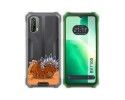 Funda Silicona Transparente para Blackview BV7100 diseño Bufalo Dibujos