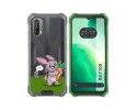 Funda Silicona Transparente para Blackview BV7100 diseño Conejo Dibujos