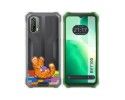 Funda Silicona Transparente para Blackview BV7100 diseño Leopardo Dibujos