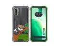 Funda Silicona Transparente para Blackview BV7100 diseño Panda Dibujos