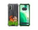 Funda Silicona Transparente para Blackview BV7100 diseño Tigre Dibujos