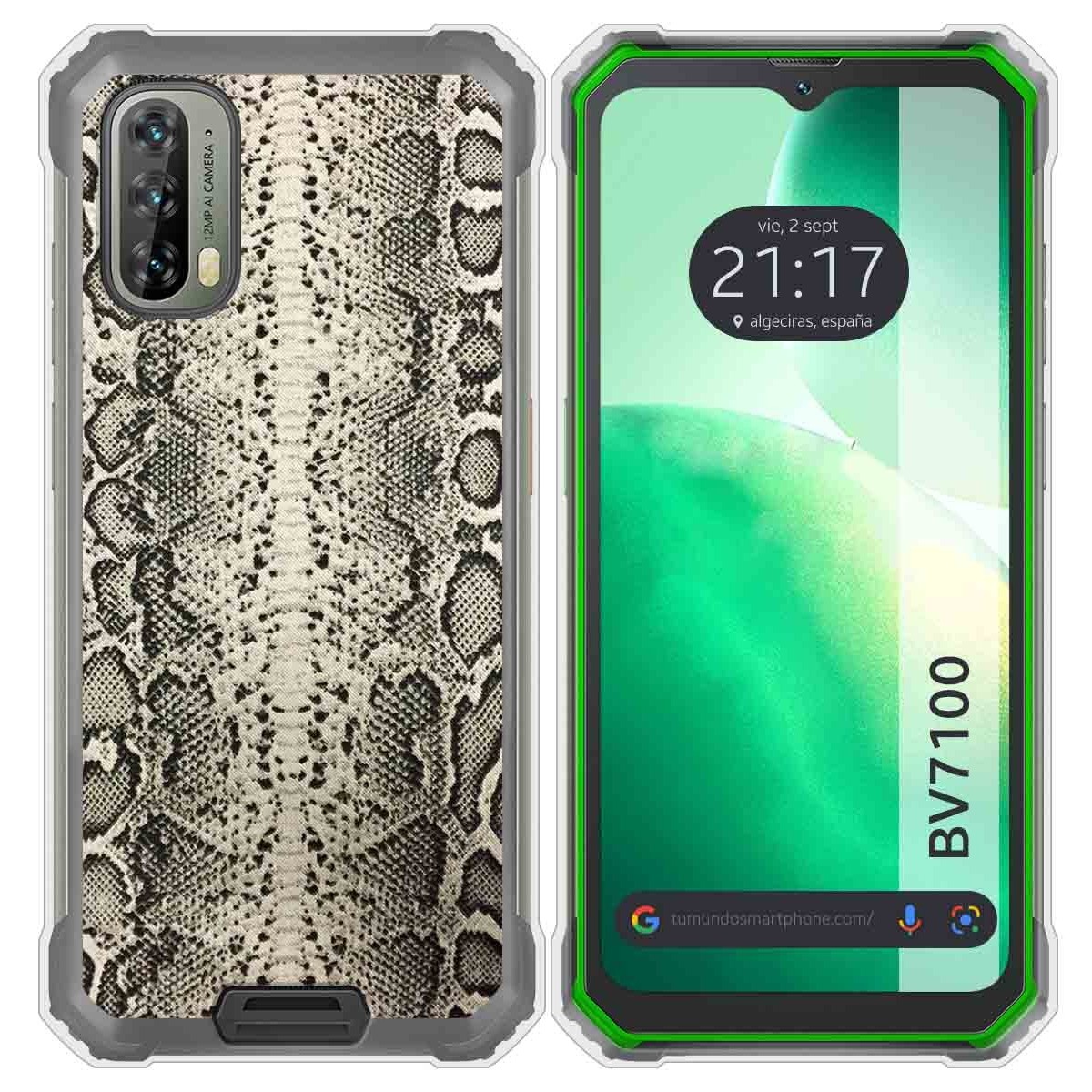 Funda Silicona para Blackview BV7100 diseño Animal 01 Dibujos