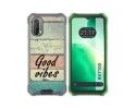Funda Silicona para Blackview BV7100 diseño Madera 01 Dibujos