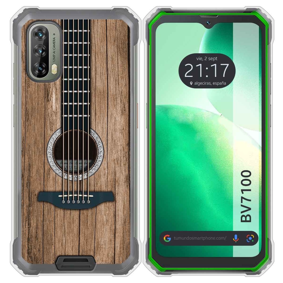 Funda Silicona para Blackview BV7100 diseño Madera 11 Dibujos