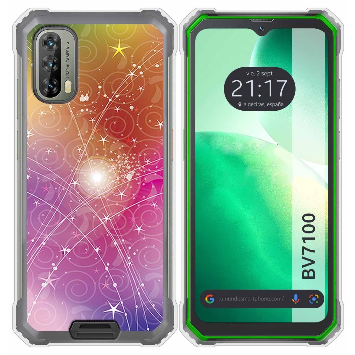 Funda Silicona para Blackview BV7100 diseño Abstracto Dibujos