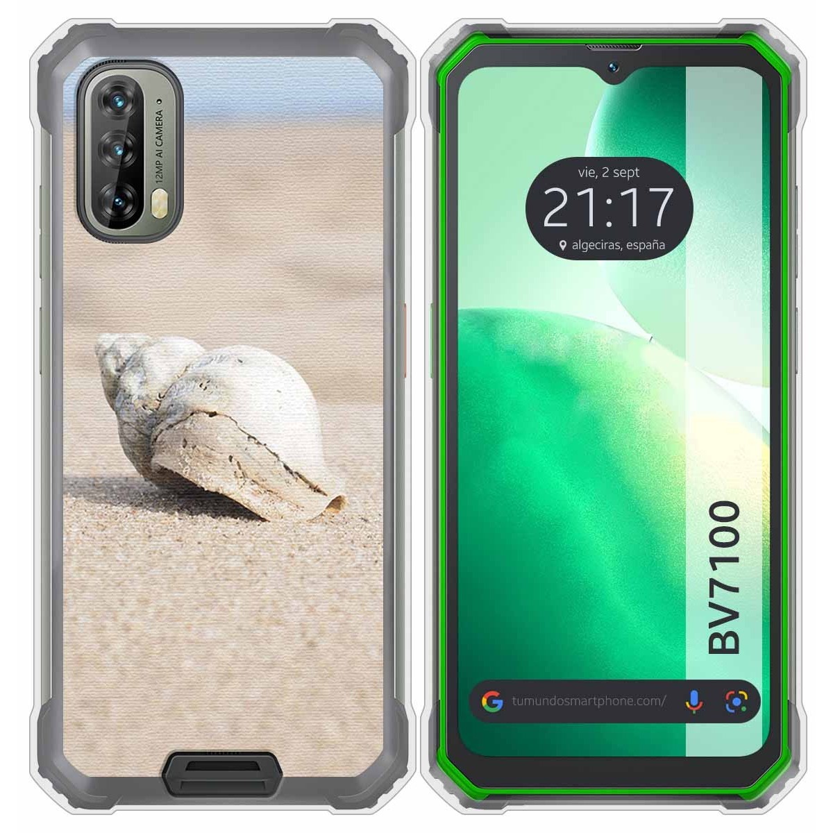 Funda Silicona para Blackview BV7100 diseño Concha Dibujos