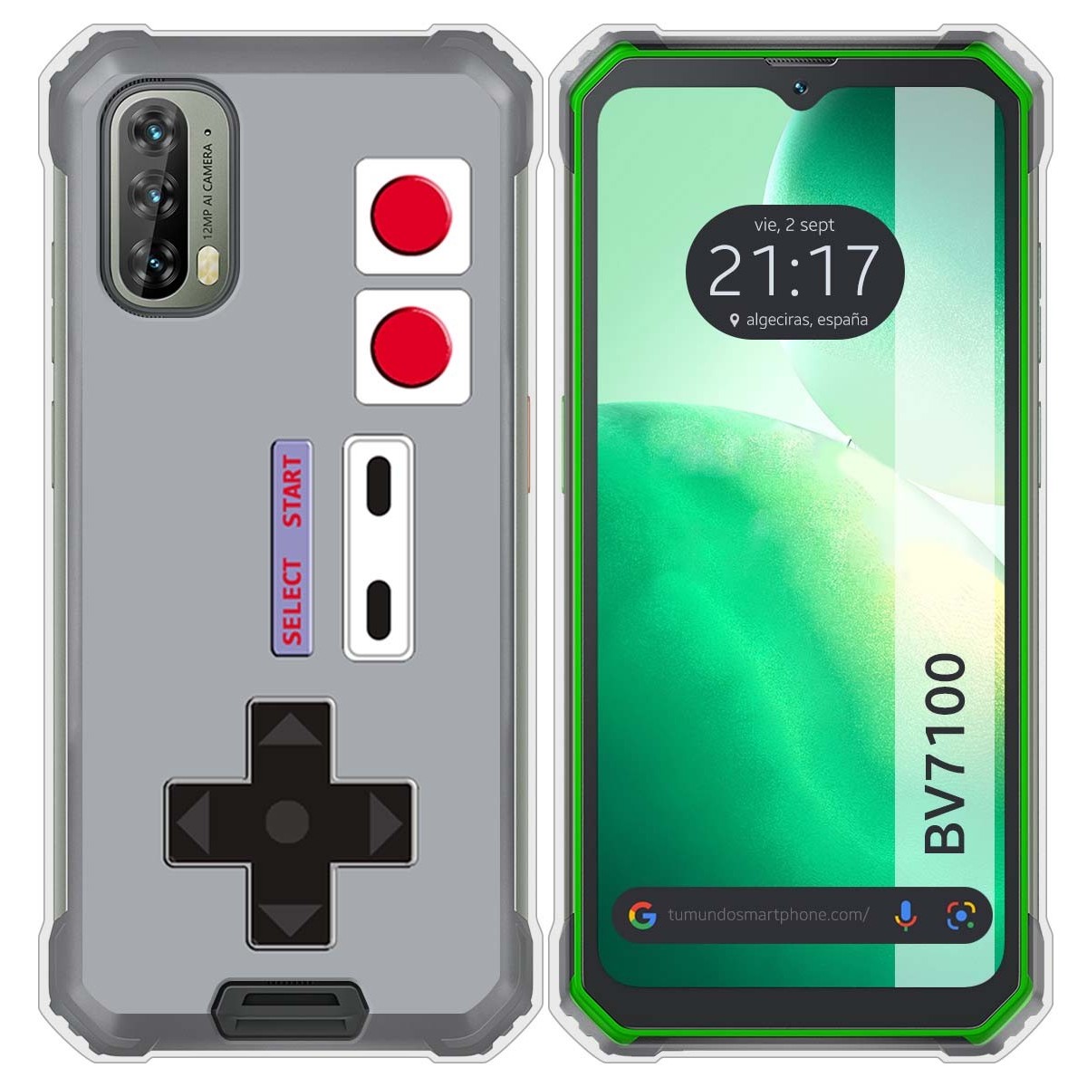 Funda Silicona para Blackview BV7100 diseño Consola Dibujos