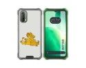 Funda Silicona para Blackview BV7100 diseño Leones Dibujos
