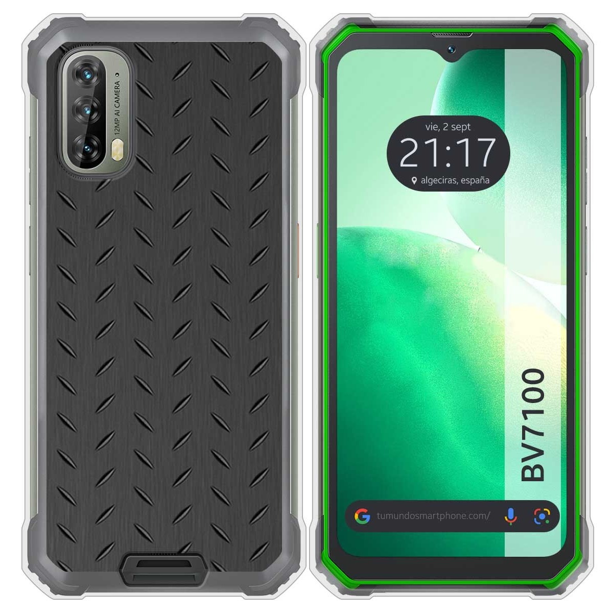 Funda Silicona para Blackview BV7100 diseño Metal Dibujos