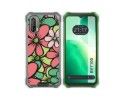 Funda Silicona Transparente para Blackview BV7100 diseño Flores 02 Dibujos