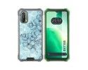 Funda Silicona Transparente para Blackview BV7100 diseño Flores 03 Dibujos