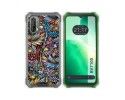 Funda Silicona Transparente para Blackview BV7100 diseño Flores 04 Dibujos