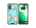 Funda Silicona Transparente para Blackview BV7100 diseño Flores 05 Dibujos