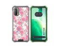 Funda Silicona Transparente para Blackview BV7100 diseño Flores 07 Dibujos