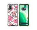 Funda Silicona Transparente para Blackview BV7100 diseño Flores 09 Dibujos