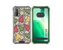 Funda Silicona Transparente para Blackview BV7100 diseño Flores 11 Dibujos