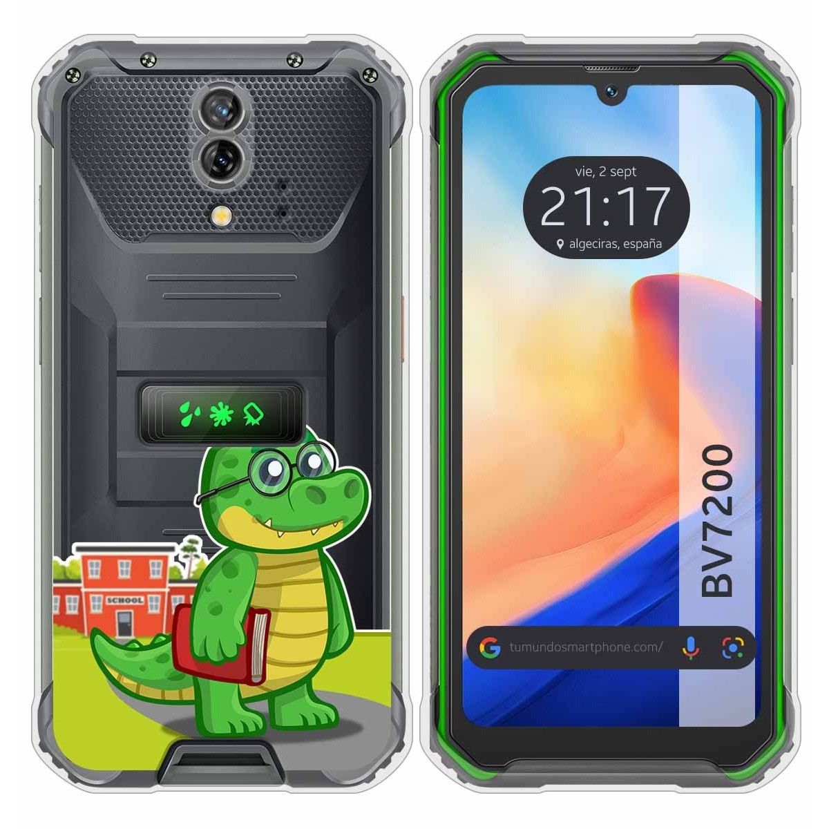 Funda Silicona Transparente para Blackview BV7200 diseño Coco Dibujos