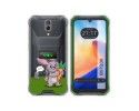 Funda Silicona Transparente para Blackview BV7200 diseño Conejo Dibujos