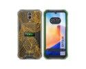 Funda Silicona Transparente para Blackview BV7200 diseño Hojas Dibujos