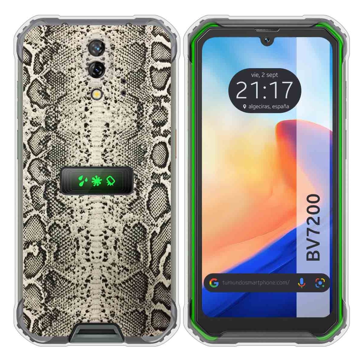 Funda Silicona para Blackview BV7200 diseño Animal 01 Dibujos