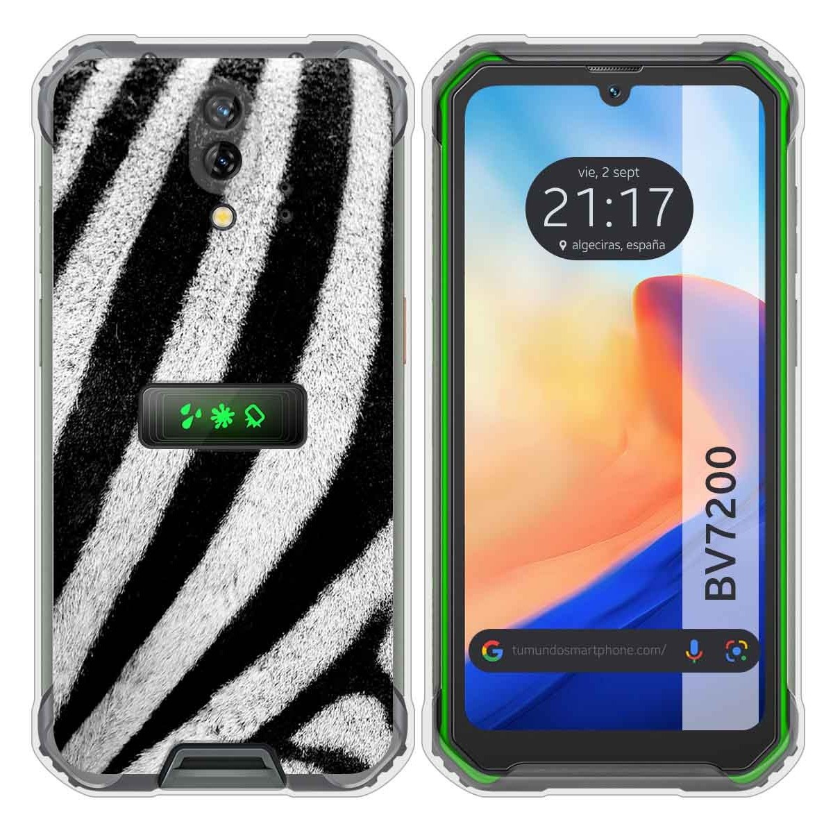 Funda Silicona para Blackview BV7200 diseño Animal 02 Dibujos
