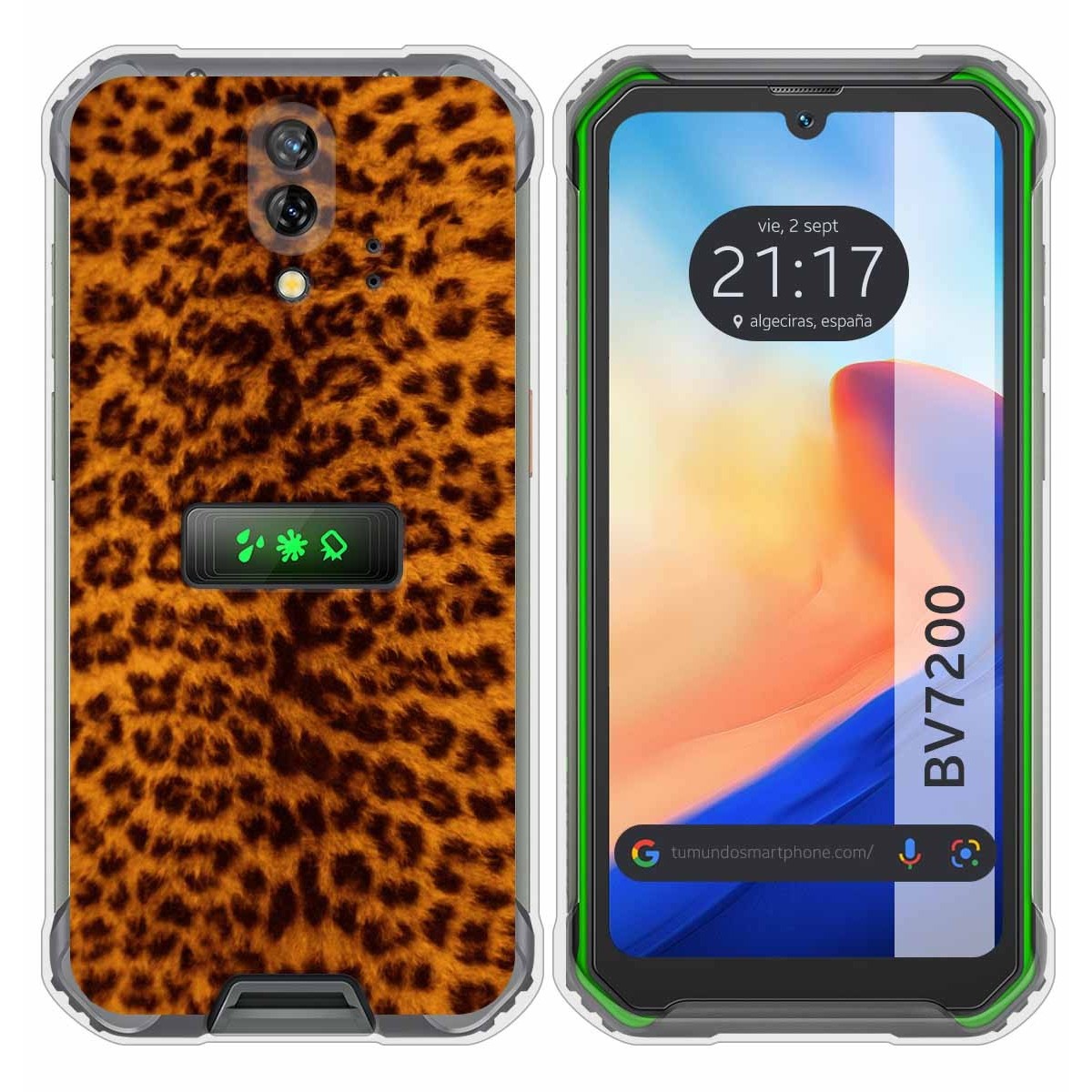 Funda Silicona para Blackview BV7200 diseño Animal 03 Dibujos
