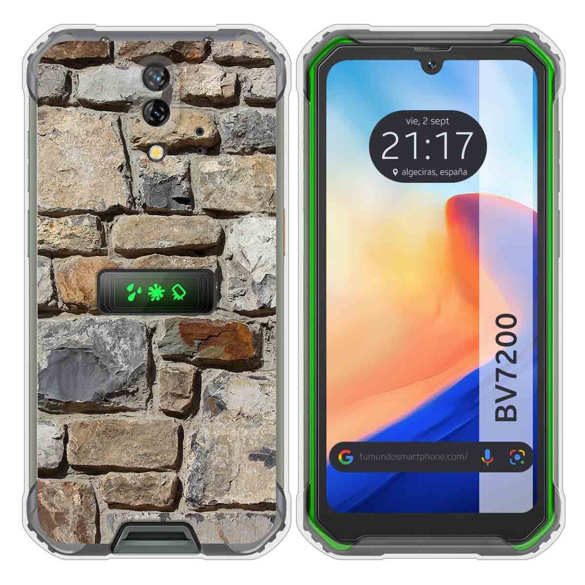 Funda Silicona para Blackview BV7200 diseño Ladrillo 03 Dibujos