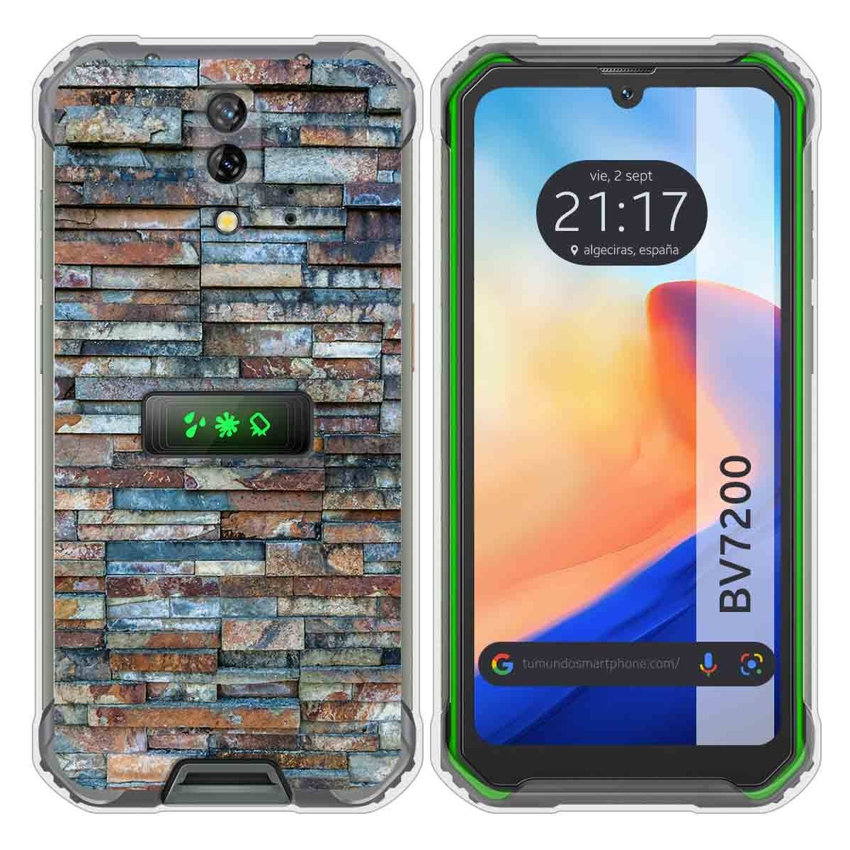 Funda Silicona para Blackview BV7200 diseño Ladrillo 05 Dibujos