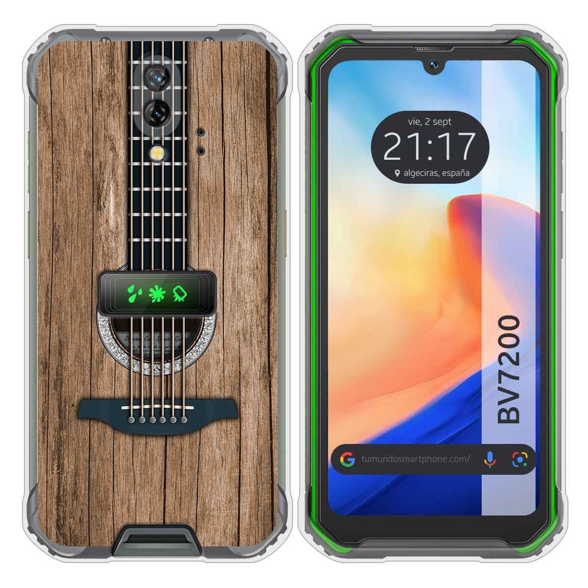 Funda Silicona para Blackview BV7200 diseño Madera 11 Dibujos