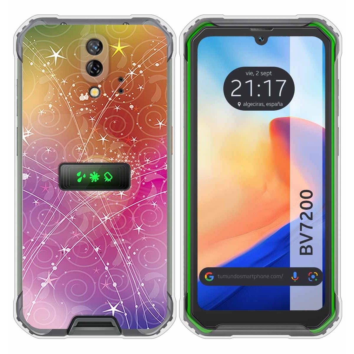 Funda Silicona para Blackview BV7200 diseño Abstracto Dibujos