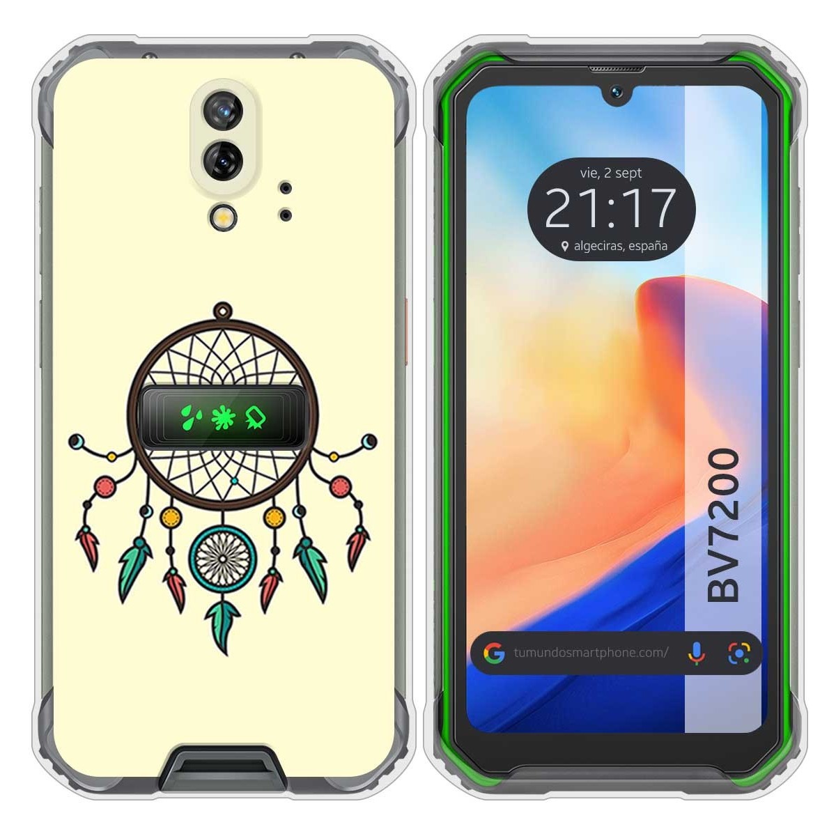 Funda Silicona para Blackview BV7200 diseño Atrapasueños Dibujos