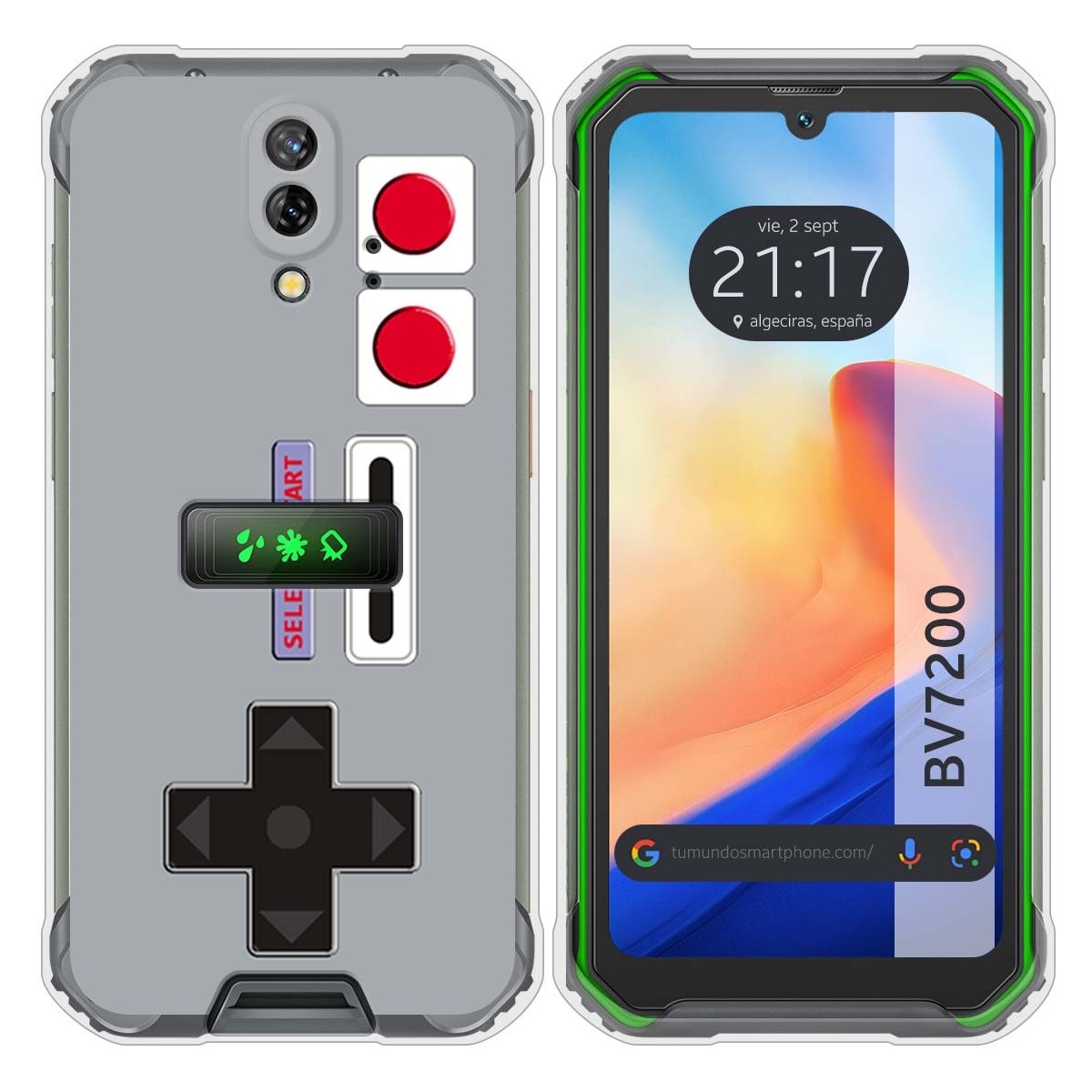 Funda Silicona para Blackview BV7200 diseño Consola Dibujos
