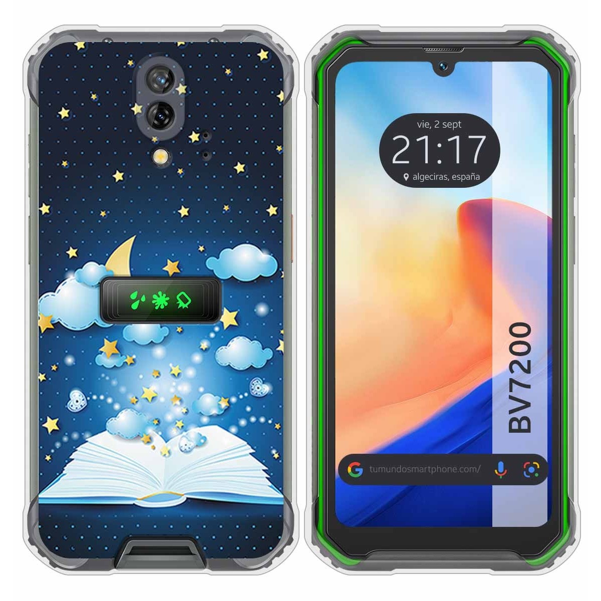 Funda Silicona para Blackview BV7200 diseño Libro Cuentos Dibujos