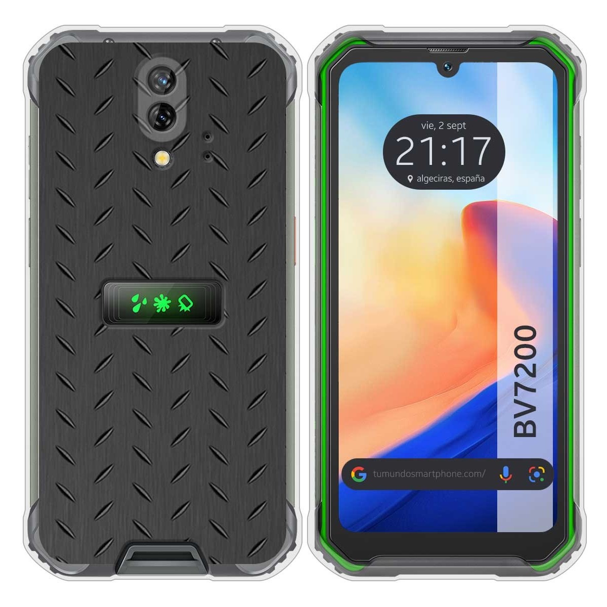 Funda Silicona para Blackview BV7200 diseño Metal Dibujos