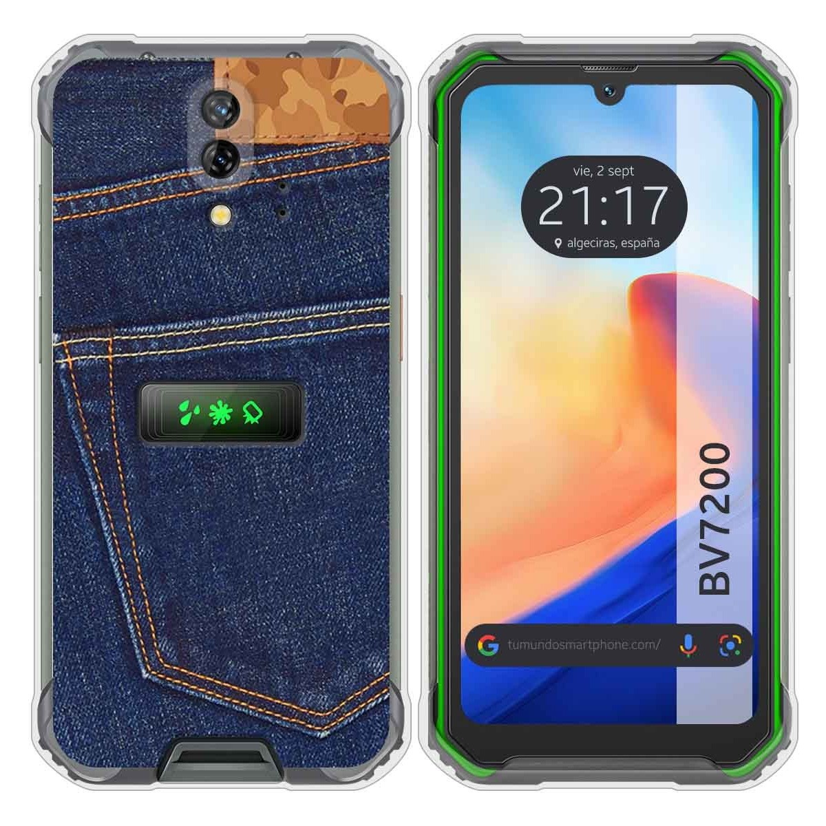 Funda Silicona para Blackview BV7200 diseño Vaquero Dibujos