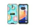 Funda Silicona Transparente para Blackview BV7200 diseño Flores 05 Dibujos